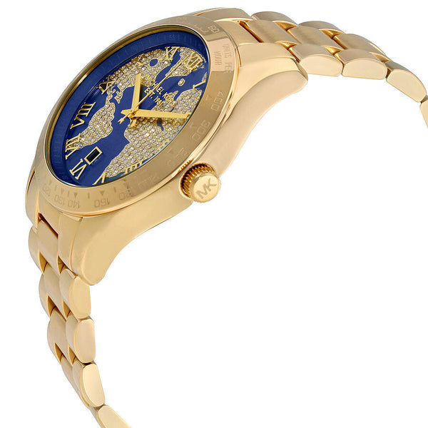 Michael Kors Layton Blue Crystal Pave Dial Ladies Watch #MK6243 - Big Daddy Jewelry #2