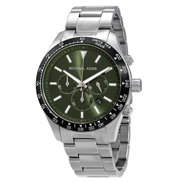 Michael Kors Layton Chronograph Quartz Green Dial Men's Watch MK8912 - Big Daddy Jewelry
