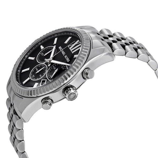 Michael Kors Lexington Chronograph Black Dial Men's Watch #MK8602 - Big Daddy Jewelry #2