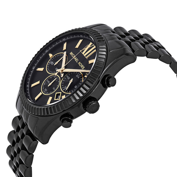 Michael Kors Lexington Chronograph Black Dial Men's Watch #MK8603 - Big Daddy Jewelry #2