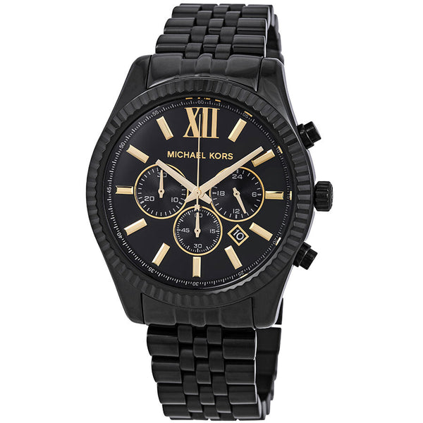 Michael Kors Lexington Chronograph Black Dial Men's Watch #MK8603 - Big Daddy Jewelry