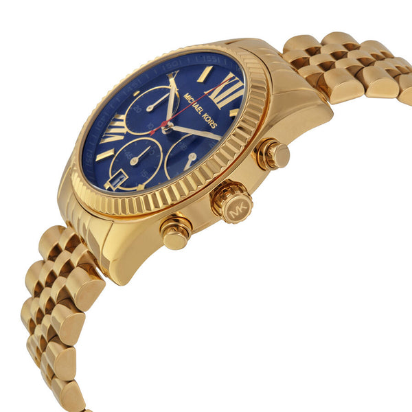 Michael Kors Lexington Chronograph Blue Dial Ladies Watch MK6206 - Big Daddy Jewelry #2
