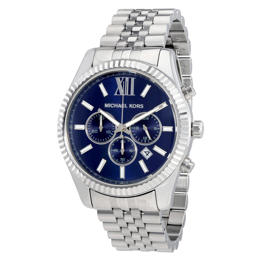 Michael Kors Lexington Chronograph Navy Dial Men's Watch MK8280