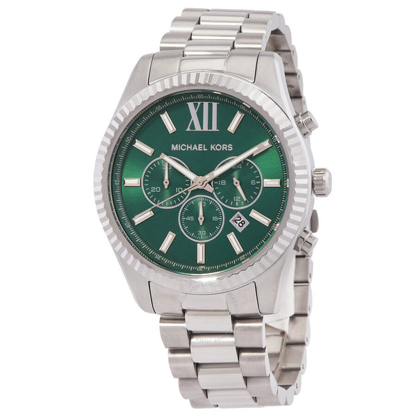 Michael Kors Lexington Chronograph Quartz Green Dial Men's Watch MK9152 - Big Daddy Jewelry
