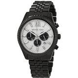 Michael Kors Lexington Chronograph Silver Crystal Pave Dial  Men's Watch MK8605 - BigDaddy Watches