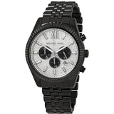 Michael Kors Lexington Chronograph Silver Crystal Pave Dial  Men's Watch MK8605 - Big Daddy Jewelry
