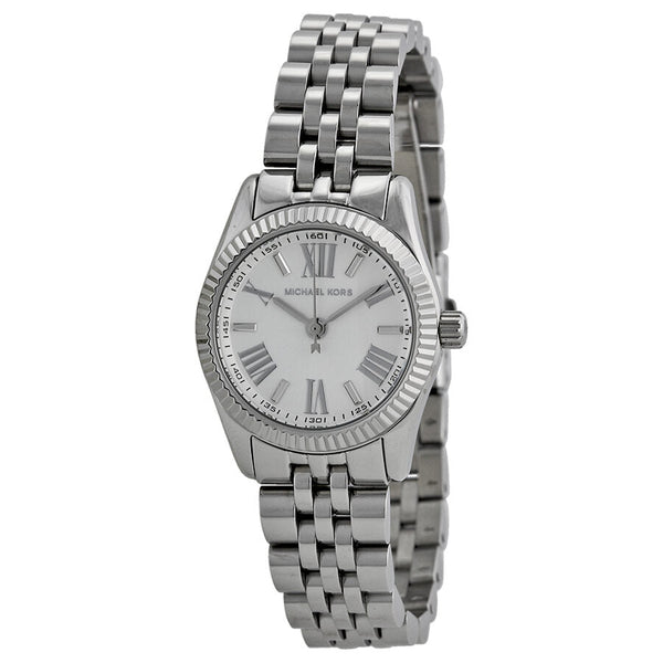 Michael Kors Lexington White Dial Stainless Steel Ladies Watch MK3228 - Big Daddy Jewelry