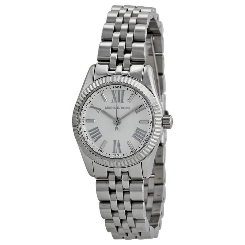 Michael Kors Lexington White Dial Stainless Steel Ladies Watch MK3228 - Big Daddy Jewelry
