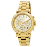 Michael Kors Maren Chronograph Quartz Gold Dial Ladies Watch MK7493 - Big Daddy Jewelry