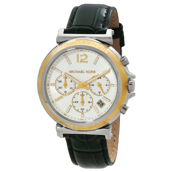 Michael Kors Maren Chronograph Quartz White Dial Ladies Watch MK7498 - Big Daddy Jewelry