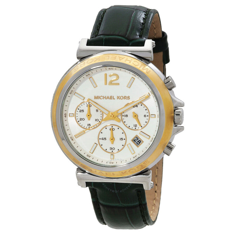 Michael Kors Maren Chronograph Quartz White Dial Ladies Watch MK7498 - Big Daddy Jewelry
