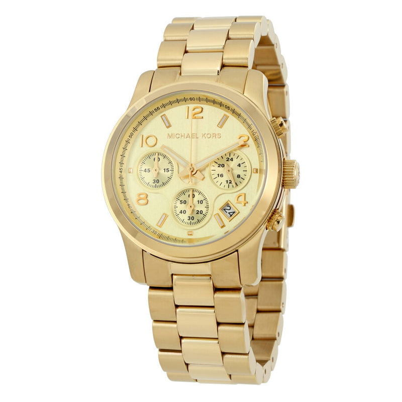Michael Kors Midsized Chronograph Gold-tone Unisex Watch MK5055 - Big Daddy Jewelry