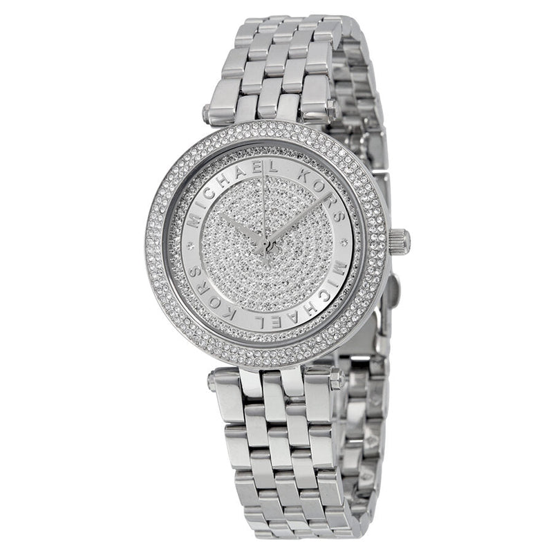 Michael Kors Mini Darci Crystal Pave Dial Stainless Steel Ladies Watch MK3476 - Big Daddy Jewelry