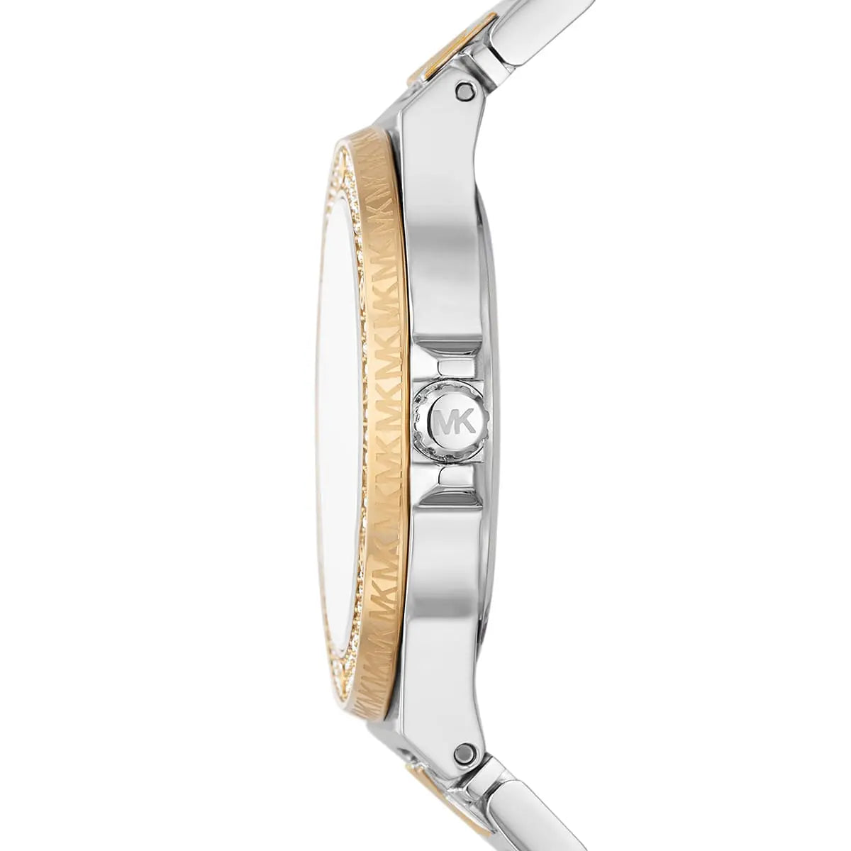 Michael Kors Lennox Pavé Two-Tone Logo Ladies Watch - MK7338