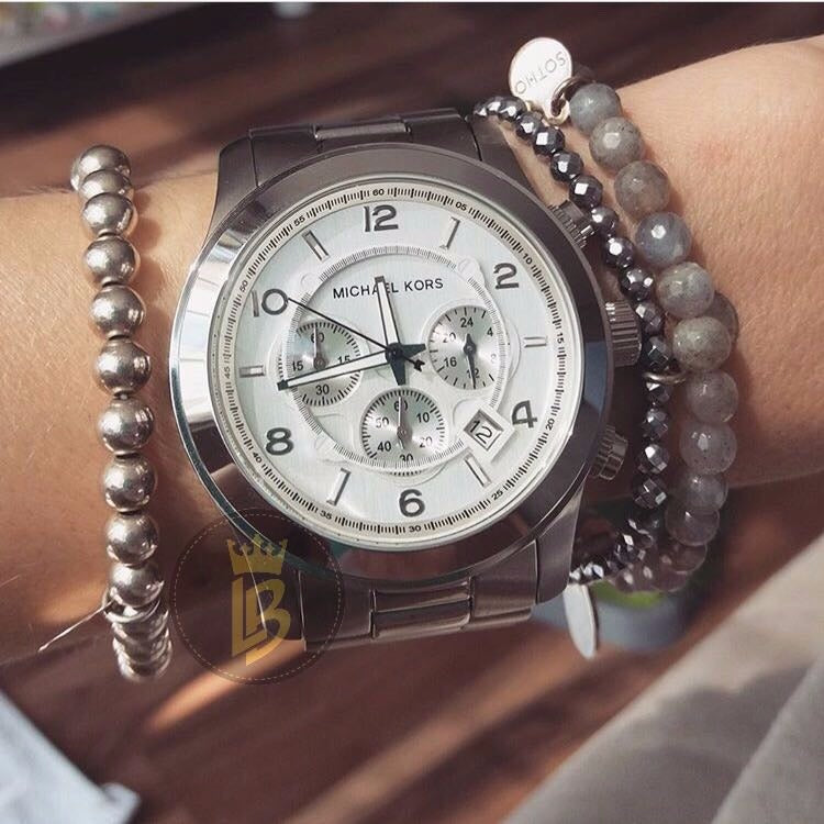 Michael Kors Runway Chronograph Silver Men's Watch MK8086 - Big Daddy Jewelry #9