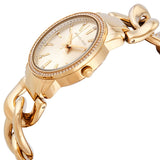 Michael Kors Nini Crystal Gold Dial Chain Link Ladies Watch MK3235 - Big Daddy Jewelry #2