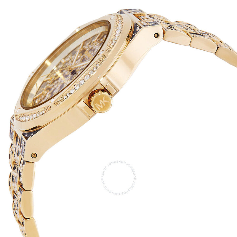 Michael Kors Oversized Lennox Animal Pave Quartz Watch MK7284 - Big Daddy Jewelry #2