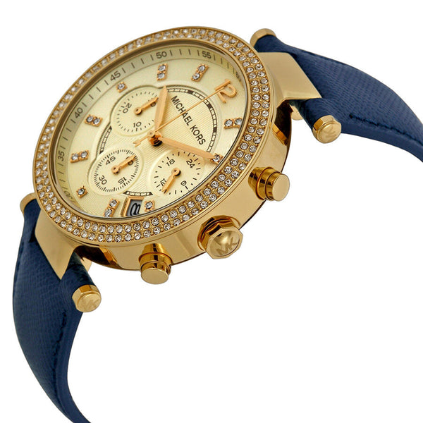 Michael Kors Parker Chronograph Gold-tone Ladies Watch #MK2280 - Big Daddy Jewelry #2