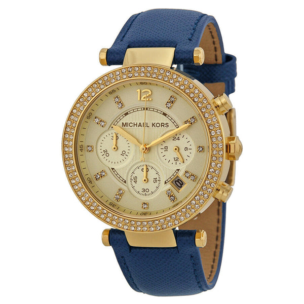 Michael Kors Parker Chronograph Gold-tone Ladies Watch #MK2280 - Big Daddy Jewelry