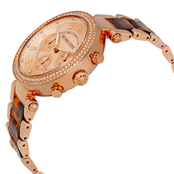 Michael Kors Parker Chronograph Rose Dial Ladies Watch MK5538 - Big Daddy Jewelry #2