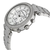 Michael Kors Parker Chronograph Silver Dial Ladies Watch #MK5353 - Big Daddy Jewelry #2