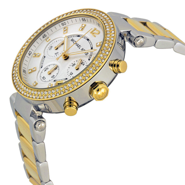 Michael Kors Parker Glitz Silver Dial Two-tone Ladies Watch #MK5626 - Big Daddy Jewelry #2