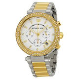 Michael Kors Parker Glitz Silver Dial Two-tone Ladies Watch #MK5626 - Big Daddy Jewelry