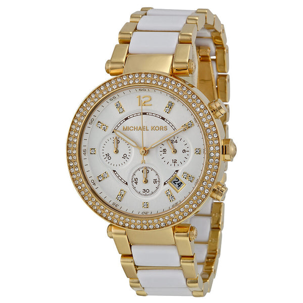 Michael Kors Parker Multi-function White Dial Ladies Watch #MK6119 - Big Daddy Jewelry