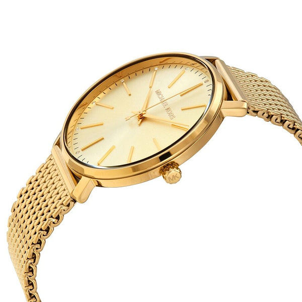 Michael Kors Pyper Quartz Crystal Gold Dial Ladies Watch MK4339 - Big Daddy Jewelry #2