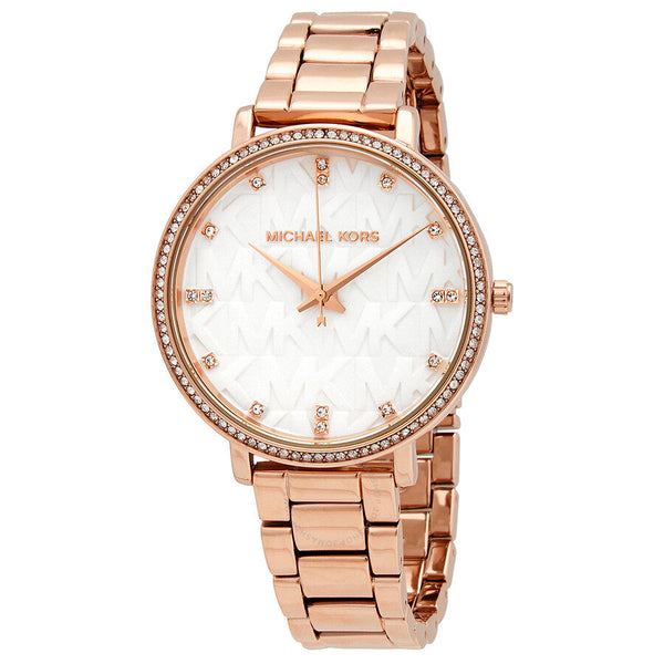 Michael Kors Pyper Quartz Crystal White Dial Ladies Watch MK4594 - Big Daddy Jewelry