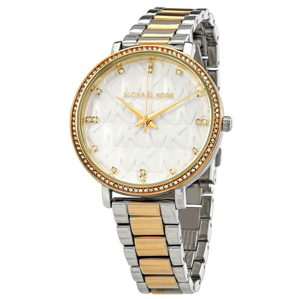 Michael Kors Pyper Quartz Crystal White Dial Ladies Watch MK4595 - Big Daddy Jewelry