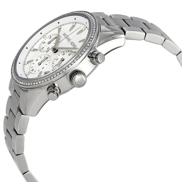 Michael Kors Ritz Chronograph White Dial Ladies Watch MK6428 - Big Daddy Jewelry #2