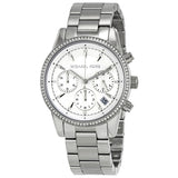 Michael Kors Ritz Chronograph White Dial Ladies Watch MK6428 - Big Daddy Jewelry
