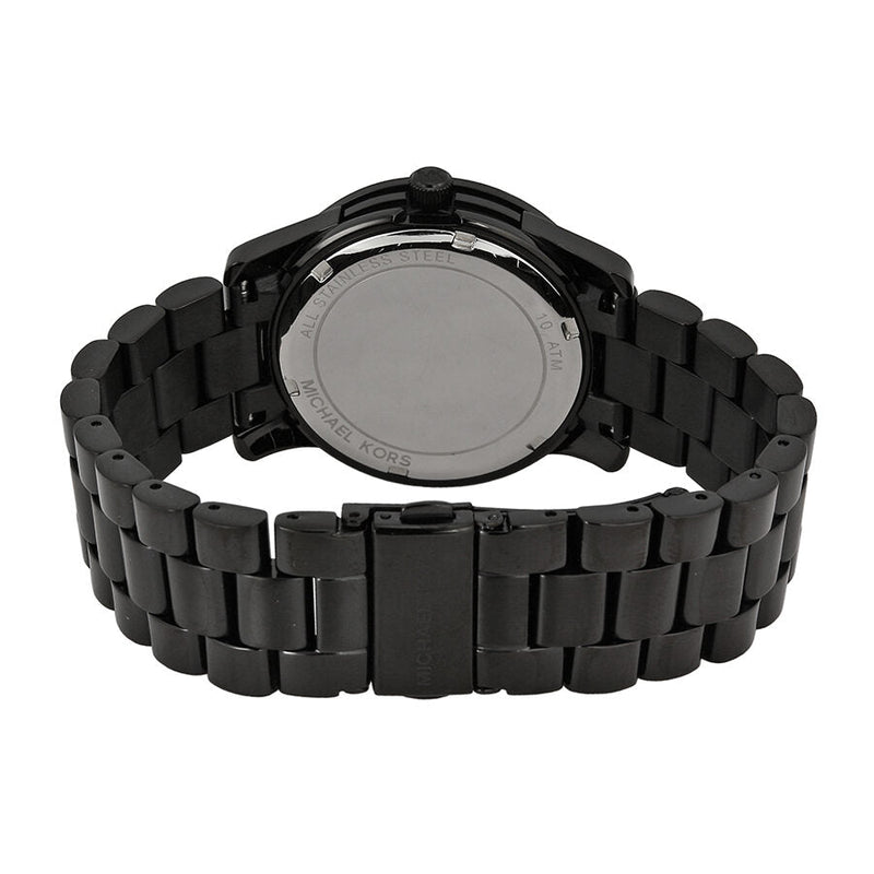 Michael Kors Runway Black and Gold Dial Black Ion-plated Ladies Watch MK6057 - Big Daddy Jewelry #3