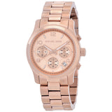 Michael Kors Runway Chronograph Quartz Rose Gold Dial Watch MK7324 - Big Daddy Jewelry