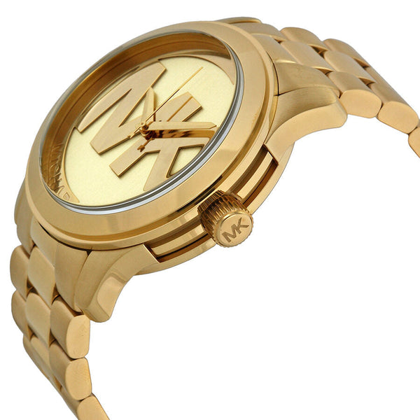 Michael Kors Runway Quartz Gold-tone Bracelet Champagne Dial Ladies Watch MK5473 - Big Daddy Jewelry #2