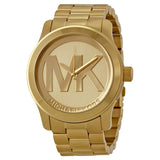 Michael Kors Runway Quartz Gold-tone Bracelet Champagne Dial Ladies Watch MK5473 - Big Daddy Jewelry