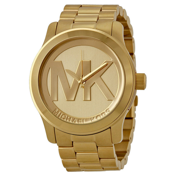 Michael Kors Runway Quartz Gold-tone Bracelet Champagne Dial Ladies Watch MK5473 - Big Daddy Jewelry