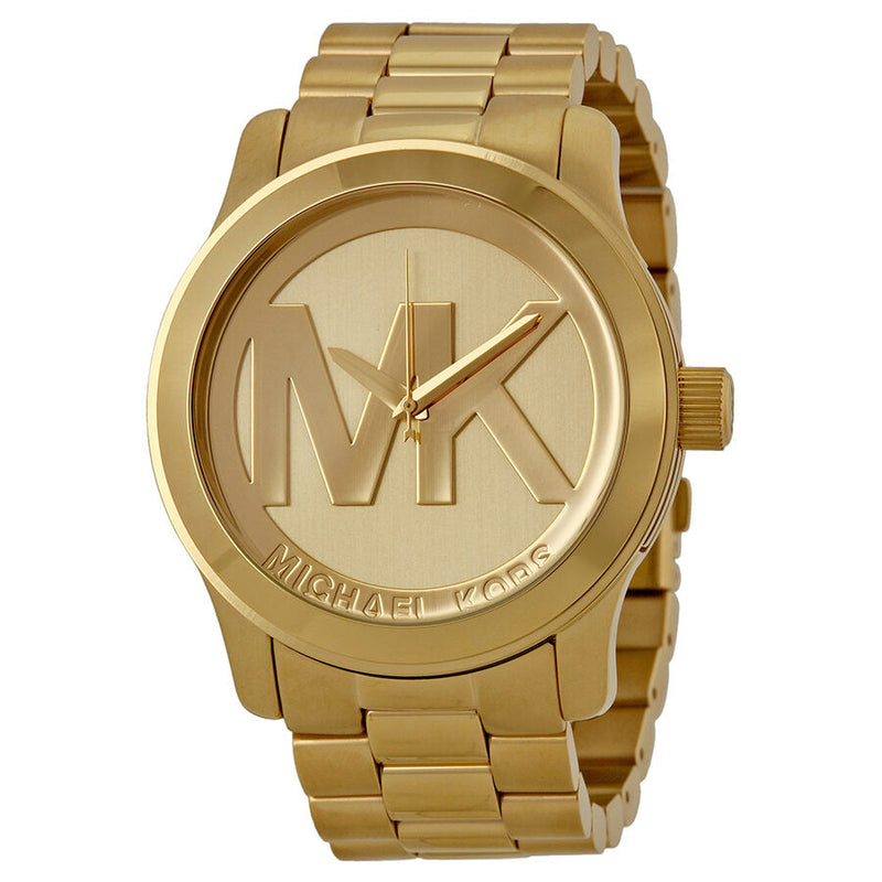 Michael Kors Runway Quartz Gold-tone Bracelet Champagne Dial Ladies Watch MK5473 - Big Daddy Jewelry