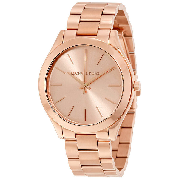 Michael Kors Runway Rose Dial Rose Gold-tone Unisex Watch #MK3197 - Big Daddy Jewelry