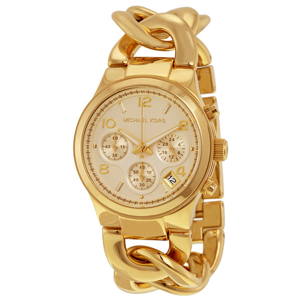 Michael Kors Runway Twist Chronograph Gold-tone Ladies Watch MK3131 - Big Daddy Jewelry