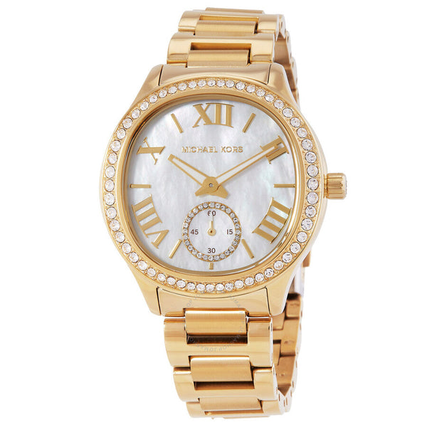 Michael Kors Sage Quartz White Dial Ladies Watch MK4805 - Big Daddy Jewelry