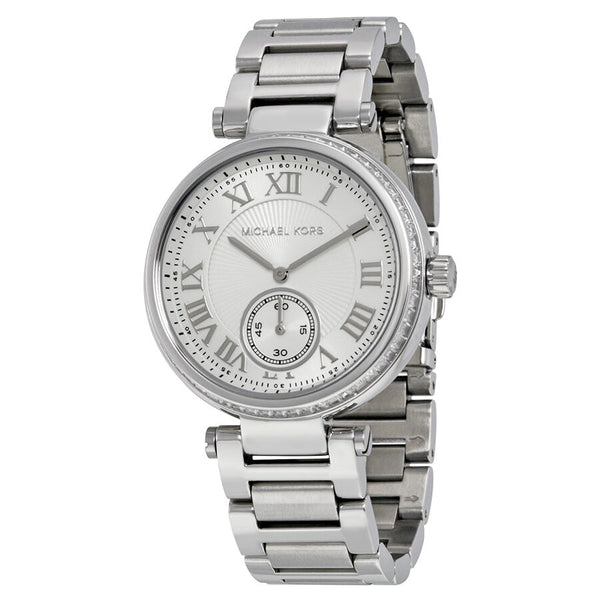 Michael Kors Skylar Silver Dial Stainless Steel Ladies Watch MK5866 - Big Daddy Jewelry