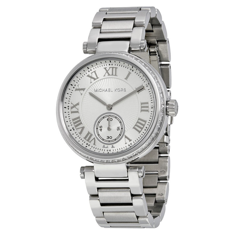 Michael Kors Skylar Silver Dial Stainless Steel Ladies Watch MK5866 - Big Daddy Jewelry
