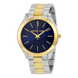 Michael Kors Slim Runway Blue Dial Two-tone Ladies Watch MK3479 - Big Daddy Jewelry