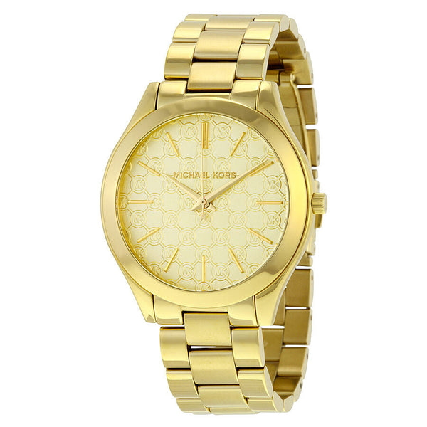 Michael Kors Slim Runway Champagne Dial Ladies Watch #MK3335 - Big Daddy Jewelry