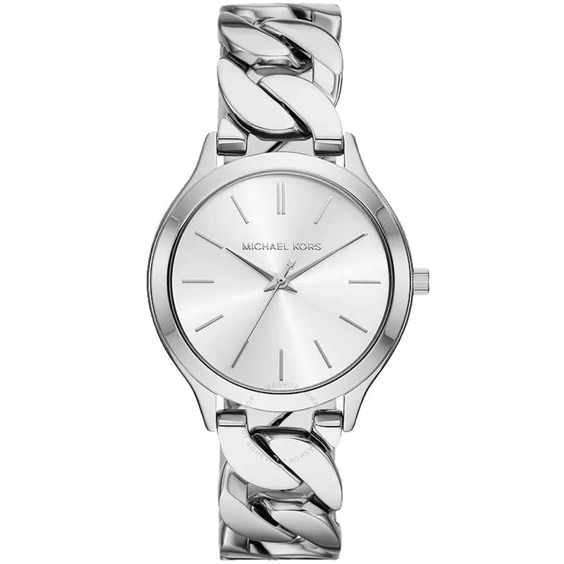 Michael Kors Slim Runway Quartz White Dial Ladies Watch MK7474 - Big Daddy Jewelry