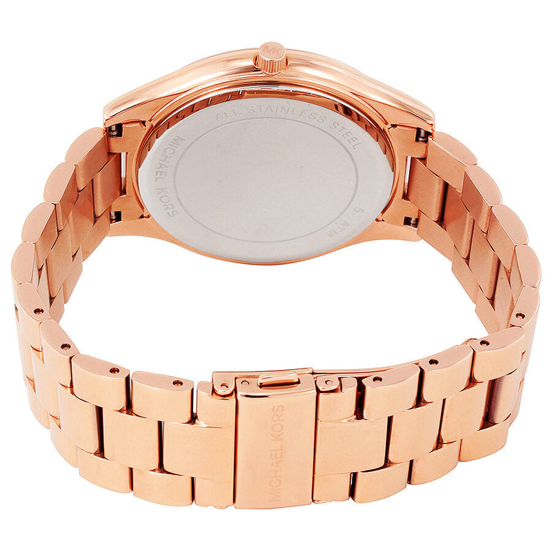 Michael Kors Slim Runway Rose Gold Tone Dial Ladies Watch MK3591 - Big Daddy Jewelry #3
