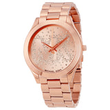 Michael Kors Slim Runway Rose Gold Tone Dial Ladies Watch MK3591 - Big Daddy Jewelry