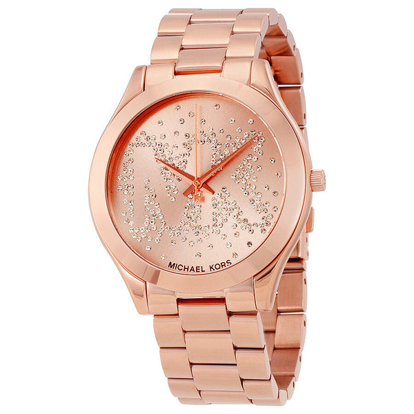 Michael Kors Slim Runway Rose Gold Tone Dial Ladies Watch MK3591 - Big Daddy Jewelry